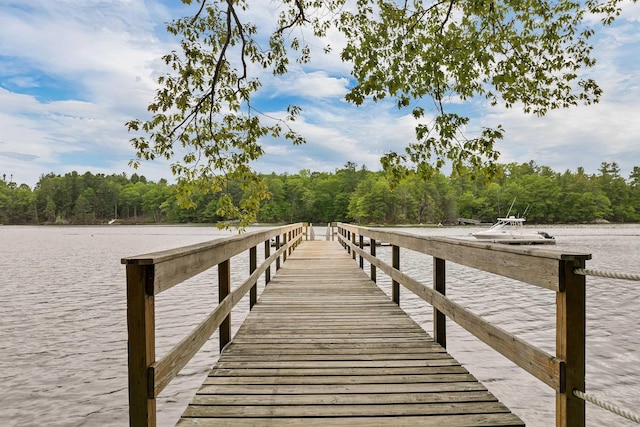116 Piscataqua Rd Unit C, Durham, NH 03824 - dock area with a forest view and a water view