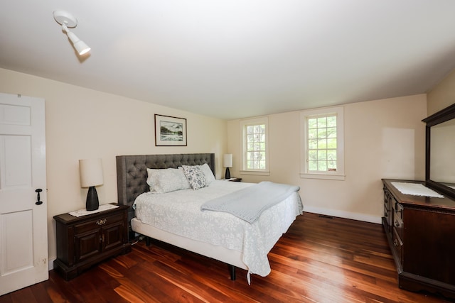 1448 Bound Tree Rd, Hopkinton, NH 03229 - bedroom featuring dark wood-style flooring and baseboards
