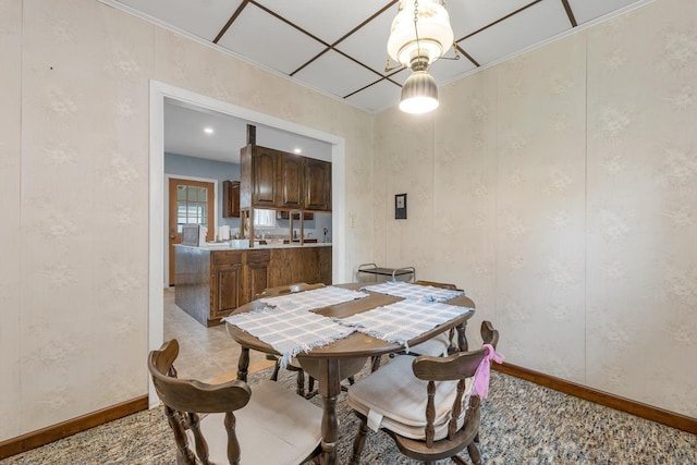 906 N Main St, Laconia, NH 03246 - dining space with ornamental molding