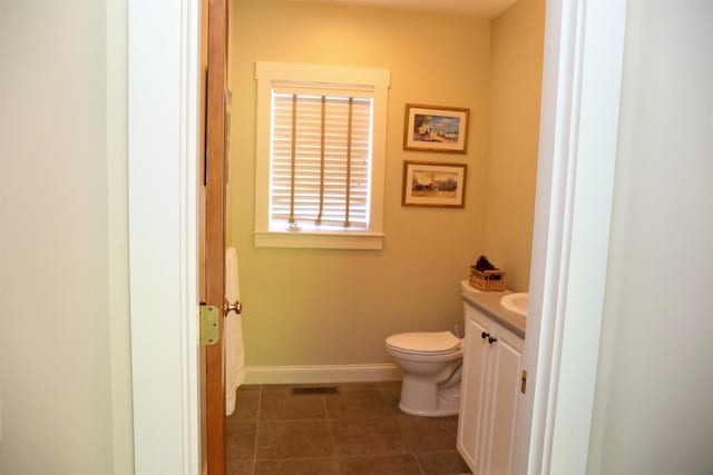 2 Parker Farm Ln, Amherst, NH 03031 - bathroom with vanity and tile patterned floors