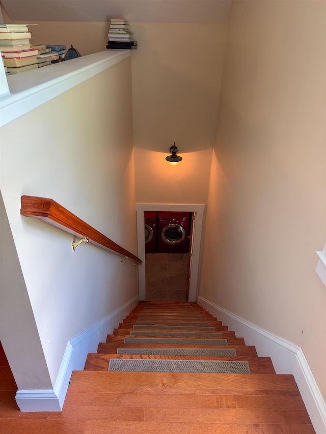 2 Parker Farm Ln, Amherst, NH 03031 - stairway with baseboards