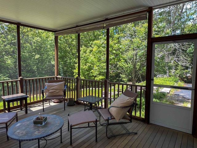 2 Parker Farm Ln, Amherst, NH 03031 - sunroom with healthy amount of natural light