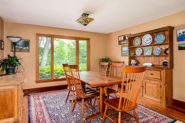 30 Old Piscataqua Rd, Durham, NH 03824 - dining area featuring baseboards and wood finished floors
