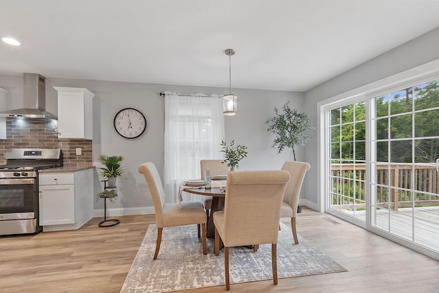 7A Terraceview Dr, Hudson, NH 03051 - dining room featuring light wood finished floors and recessed lighting