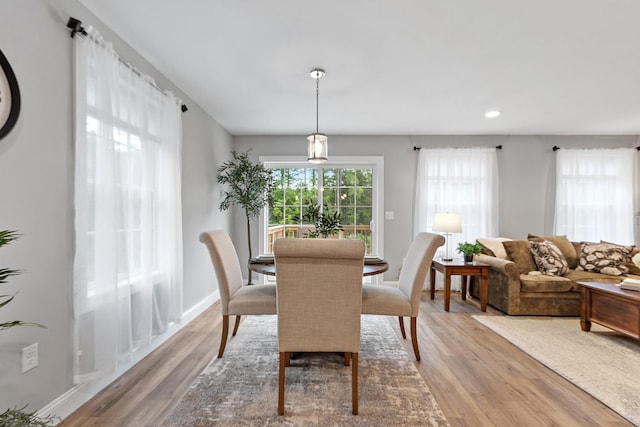 7A Terraceview Dr, Hudson, NH 03051 - dining space featuring light wood-type flooring and recessed lighting