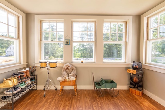 83 Tamworth Rd, Tamworth, NH 03886 - living area with healthy amount of natural light and wood finished floors