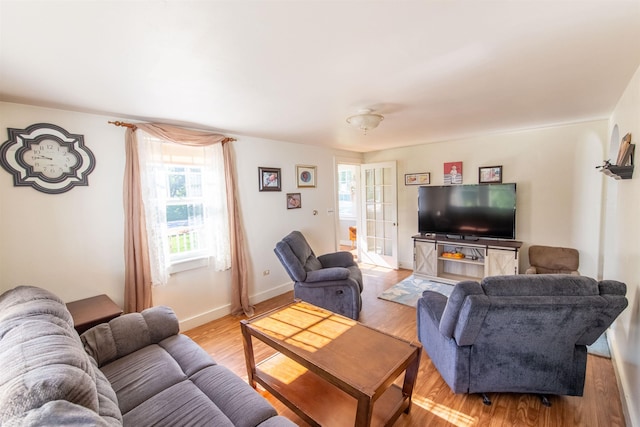83 Tamworth Rd, Tamworth, NH 03886 - living area featuring light wood-style floors and baseboards
