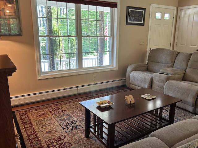 142 Eagle Shore Rd, Moultonborough, NH 03254 - living area with baseboard heating