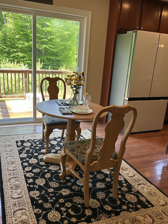 142 Eagle Shore Rd, Moultonborough, NH 03254 - dining area with wood finished floors