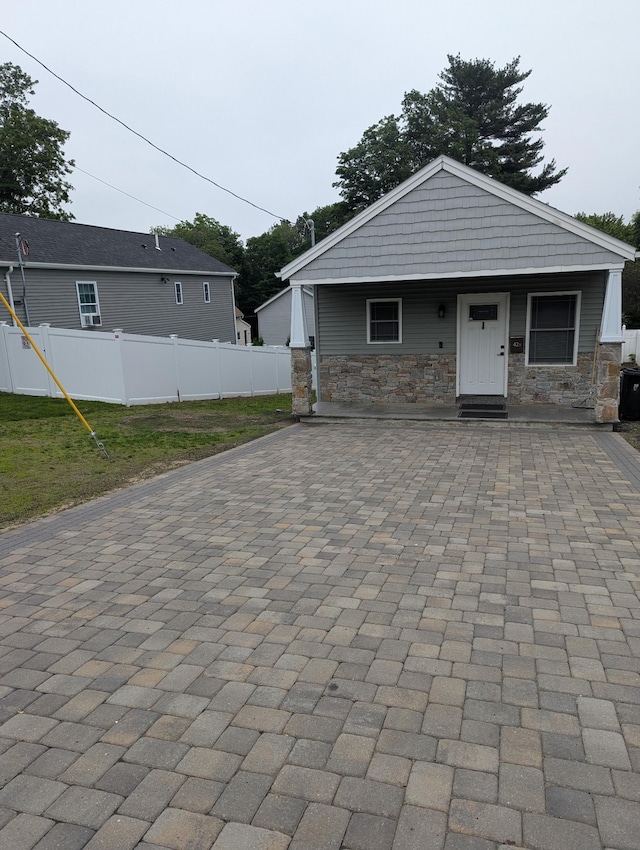 42.5 Hillside Ave, Derry, NH 03038 - view of front of property featuring stone siding