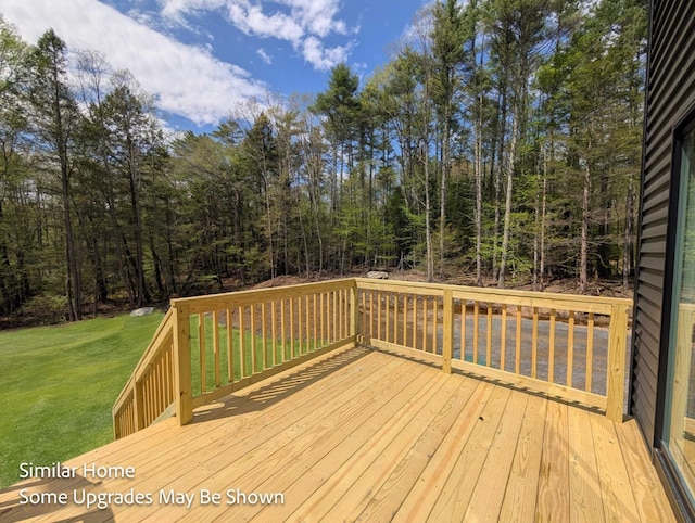 8 Meindl Rd Unit 1, Raymond, NH 03077 - wooden deck featuring a yard