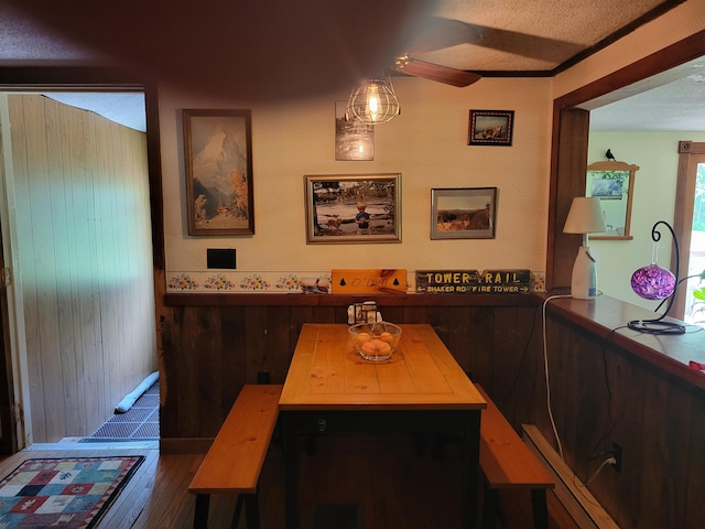 49 Tabor Cir, Albany, NH 03818 - dining room with dark wood-style floors and a ceiling fan