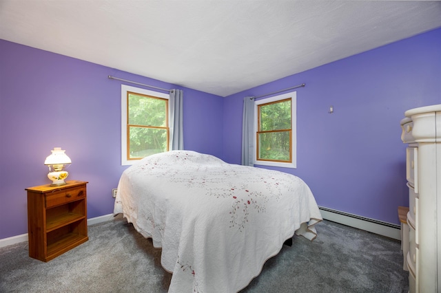 8 Jakes Ln, Merrimack, NH 03054 - carpeted bedroom featuring baseboard heating and multiple windows