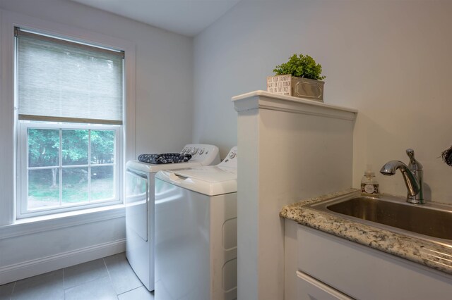 35 Fletcher Ln, Hollis, NH 03049 - washroom featuring independent washer and dryer and light tile patterned flooring