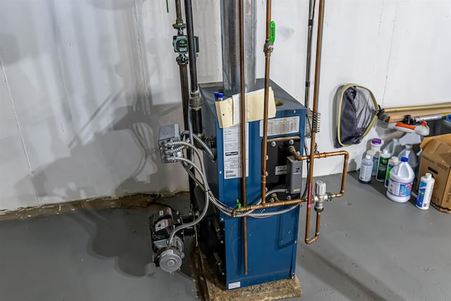 71/2 Olesen Rd, Derry, NH 03038 - utility room with a heating unit