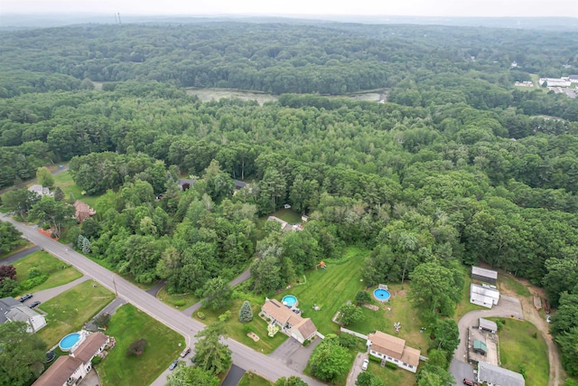 71/2 Olesen Rd, Derry, NH 03038 - aerial view of property and surrounding area with a forest