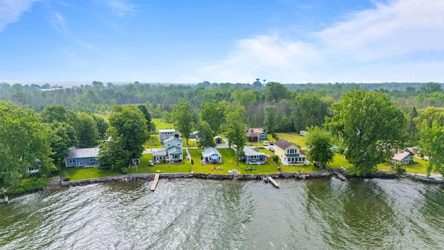 174 Kirk And Fitts Rd, Alburgh, VT 05440 - aerial perspective of suburban area featuring a large body of water and a forest