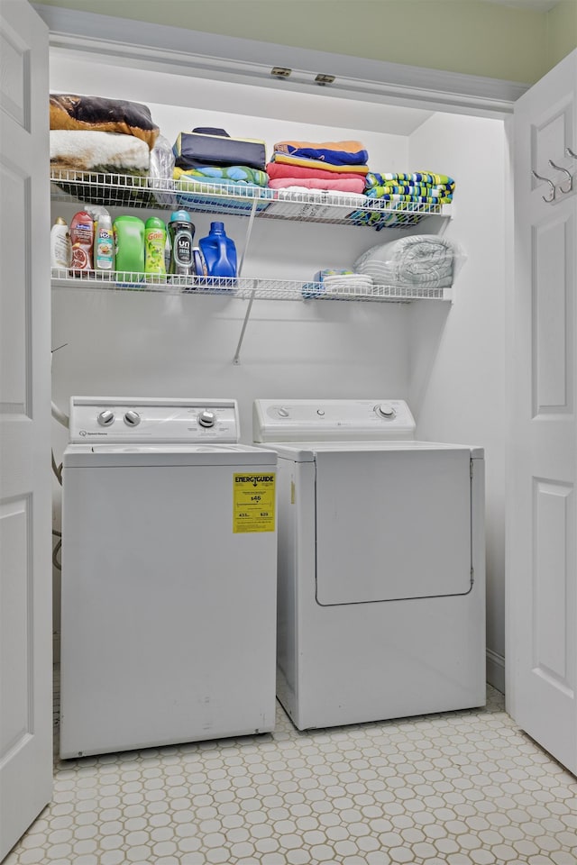 496 Coles Hill Rd, Wells, ME 04090 - laundry room featuring washer and dryer and light flooring