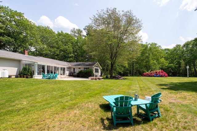 496 Coles Hill Rd, Wells, ME 04090 - view of grassy yard with a patio