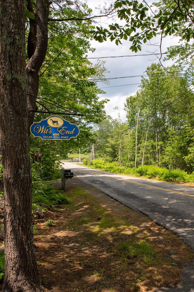 496 Coles Hill Rd, Wells, ME 04090 - view of asphalt road