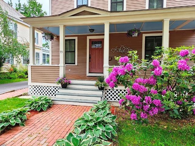 93 S Lincoln St, Keene, NH 03431 - property entrance with covered porch