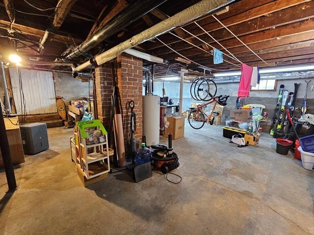 93 S Lincoln St, Keene, NH 03431 - basement with water heater