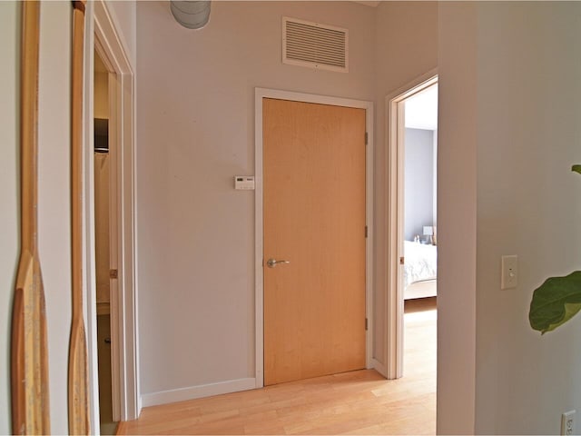 161 St Paul St Unit 202, Burlington, VT 05401 - corridor with light wood-type flooring and baseboards