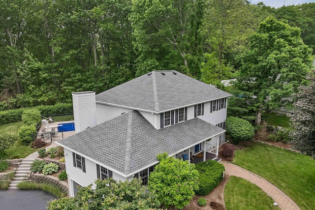 12 Julia Dr, Hooksett, NH 03106 - view from above of property