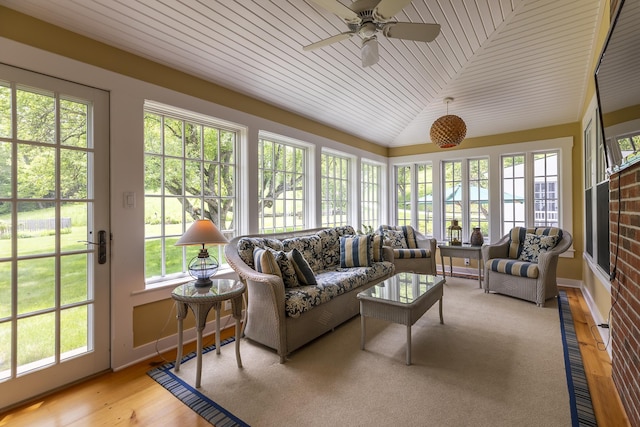 331 Rte 100 N, Plymouth, VT 05056 - sunroom / solarium with healthy amount of natural light and wood ceiling