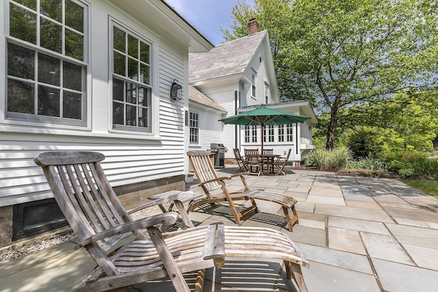 331 Rte 100 N, Plymouth, VT 05056 - view of patio / terrace with outdoor dining space