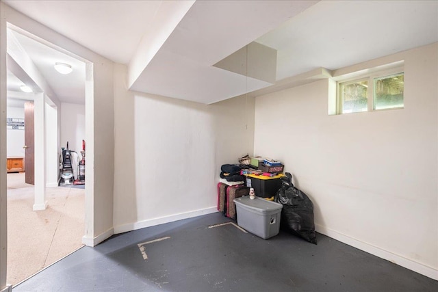155 Woodcrest Cir, Milton, VT 05468 - below grade area featuring baseboards