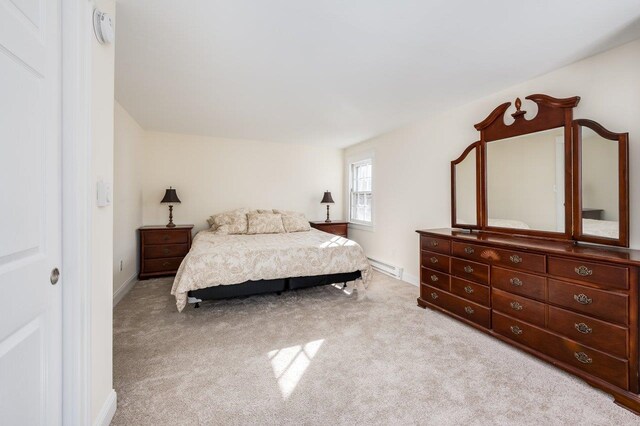 8 Woodridge Rd, Durham, NH 03824 - carpeted bedroom with a baseboard radiator and baseboards