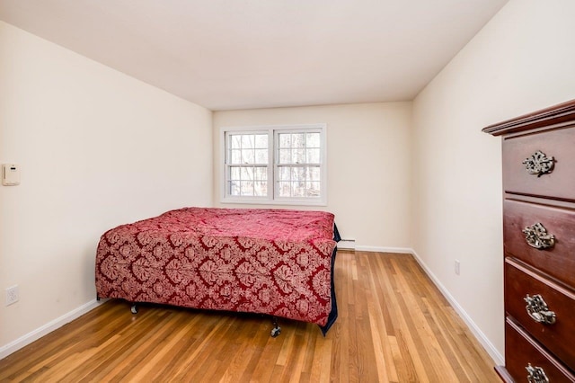 8 Woodridge Rd, Durham, NH 03824 - bedroom with light wood-style flooring and baseboard heating