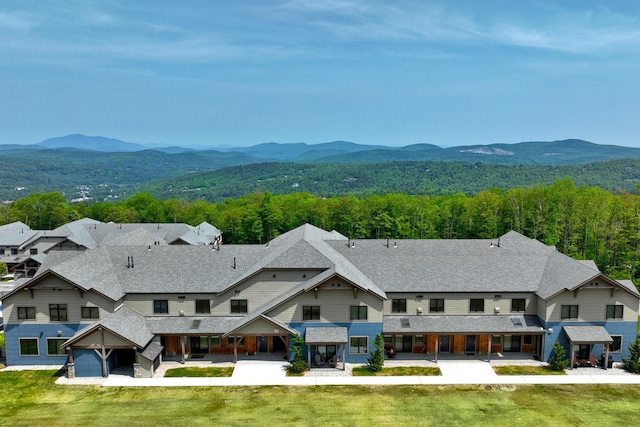 144 Lodge Rd Unit 5, Ludlow, VT 05149 - mountain view featuring a forest