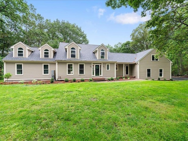 71 Marblehead Rd, Windham, NH 03087 - view of front facade with a front lawn and roof with shingles