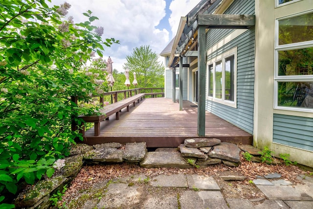650 Perry Lea Rd, Waterbury, VT 05676 - view of deck