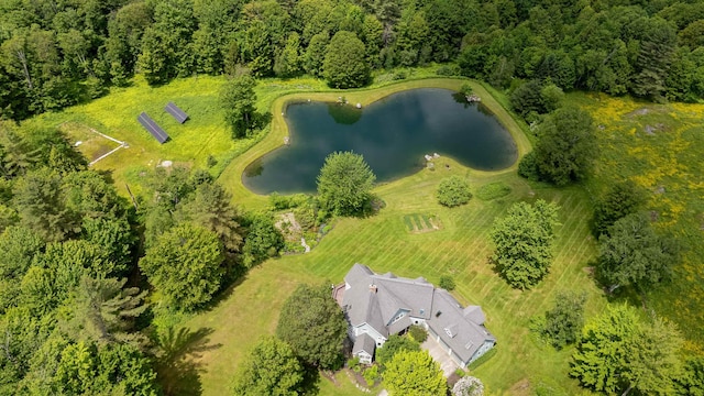 650 Perry Lea Rd, Waterbury, VT 05676 - drone / aerial view of a nearby body of water