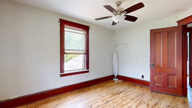 180 E Shore S, Grand Isle, VT 05458 - spare room with light wood-style flooring and ceiling fan