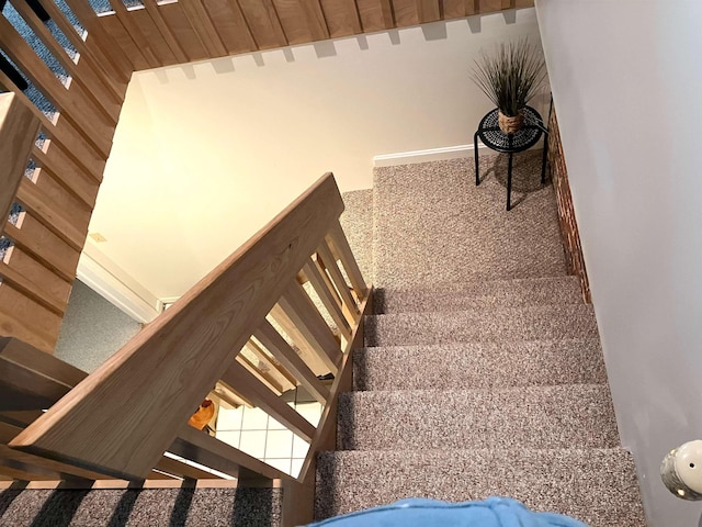 45 Kancamagus Hwy Unit 2, Woodstock, NH 03262 - stairs with baseboards