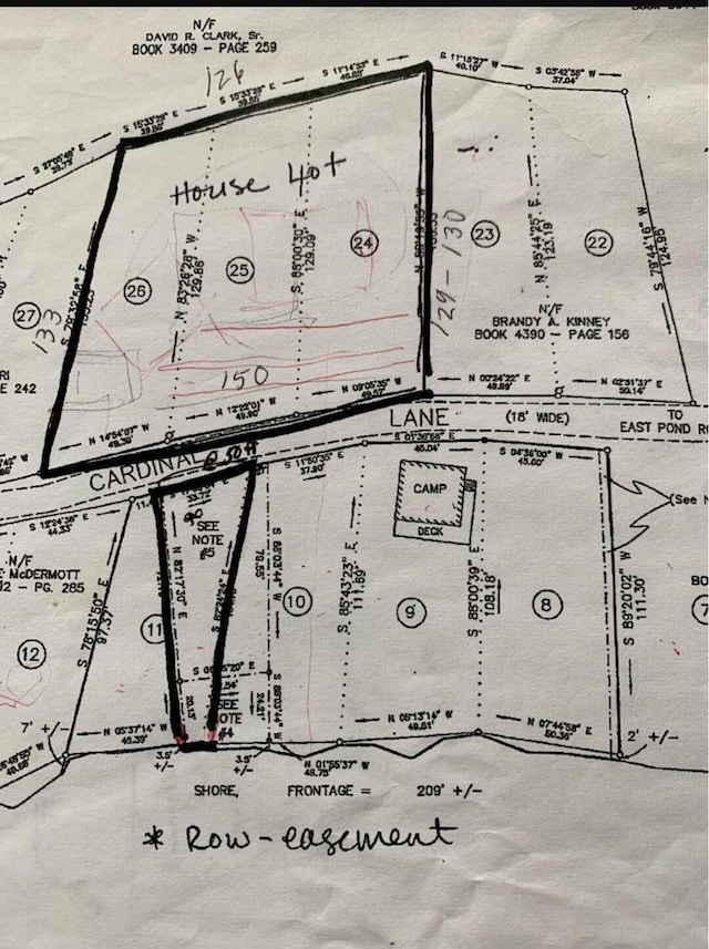 67 Cardinal Ln, Smithfield, ME 04978 - map of parcels