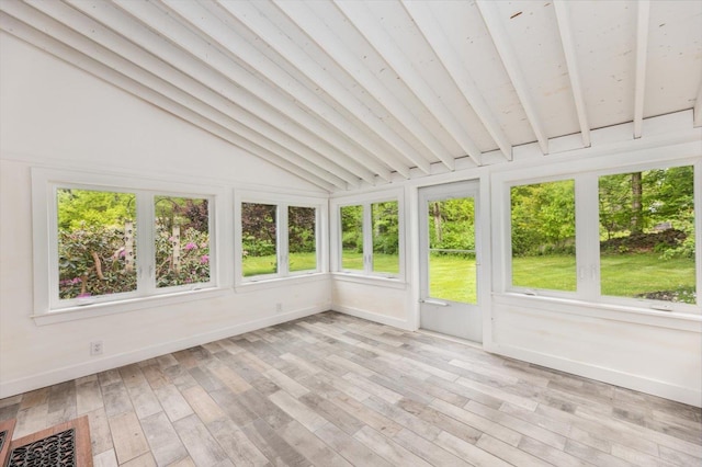 240 Middle Winchendon Rd, Rindge, NH 03461 - unfurnished sunroom with plenty of natural light, wood finished floors, and a deck