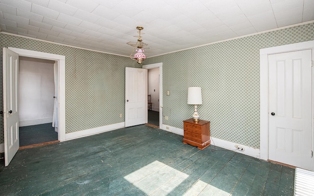 4 Walnut St, Exeter, NH 03833 - empty room featuring ornamental molding and baseboards