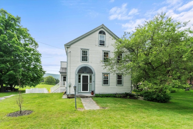 235 Dartmouth College Hwy, Haverhill, NH 03765 - view of front of house with a front yard