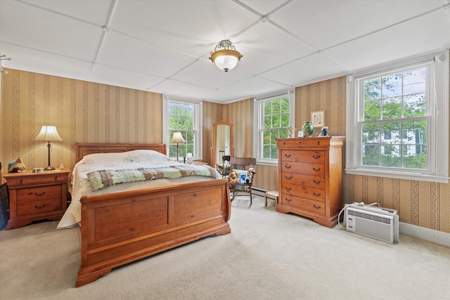 235 Dartmouth College Hwy, Haverhill, NH 03765 - carpeted bedroom featuring wallpapered walls