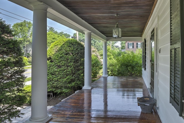 45 School St, Keene, NH 03431 - view of wooden porch