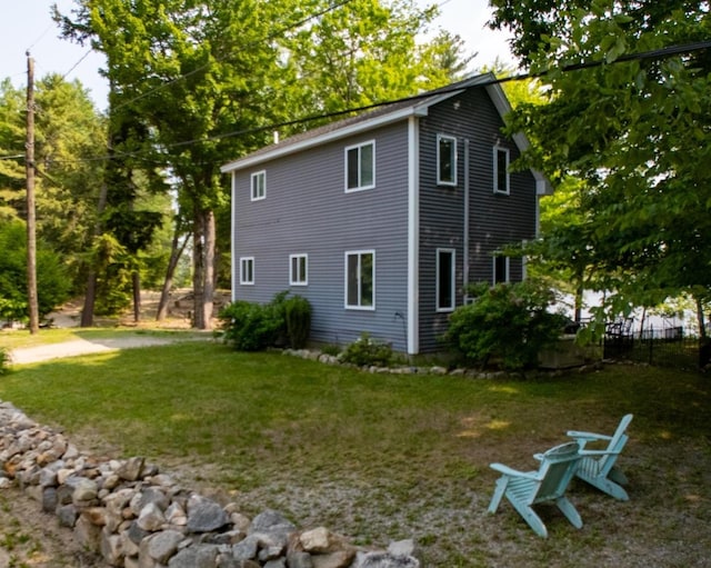 26 Island Dr, Madison, NH 03849 - view of side of property with a yard