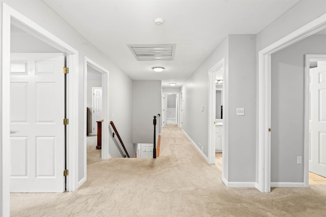 9 Hubbard Rd, Amherst, NH 03031 - corridor featuring an upstairs landing and carpet flooring