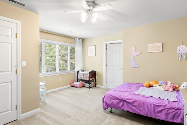 9 Hubbard Rd, Amherst, NH 03031 - carpeted bedroom featuring baseboards and a ceiling fan