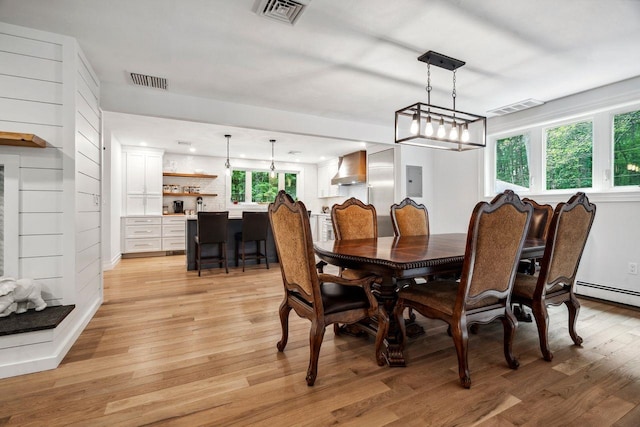 10 Lawrence Ln, Hollis, NH 03049 - dining space featuring light wood-style floors and electric panel