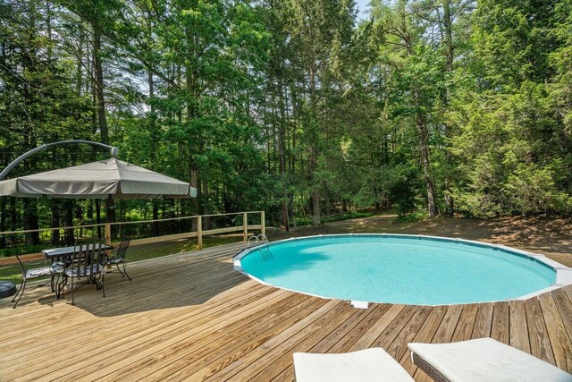 10 Lawrence Ln, Hollis, NH 03049 - outdoor pool with a deck